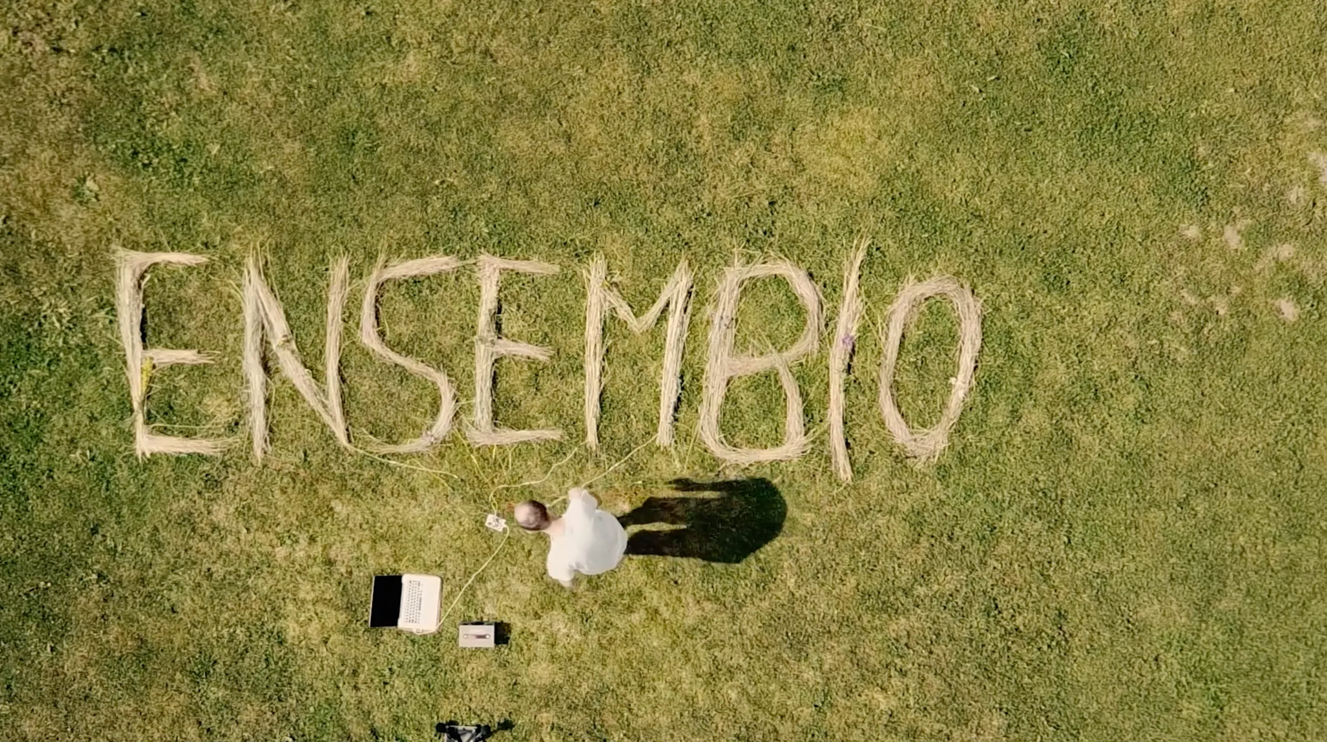 Scritta Ensembio paglia Eniac